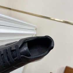 Hermes Drive Leather Low Top Trainers Black