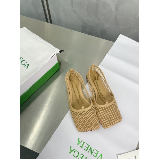Replica Bottega Veneta Stretch Ballerina Flats In Beige Mesh UK replica Bottega Veneta Stretch Ballerina Flats In Beige Mesh UK