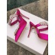 Replica Manolo Blahnik 2825 MB21 Buddha Luxury Replica Manolo Blahnik Lurum Crystal 90Mm Mules In Rose Red Satin Uk - 2825 - Buddha Luxury