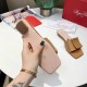 Replica Roger Vivier Covered Buckle Mules in Brown Leather UK replica Roger Vivier Covered Buckle Mules in Brown Leather UK
