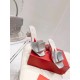 Replica Roger Vivier Cube Strass Heel Mules in Silver Metallic Leather UK replica Roger Vivier Cube Strass Heel Mules in Silver Metallic Leather UK
