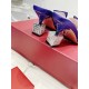 Replica Roger Vivier Cube Strass Heel Mules in Violet Satin UK replica Roger Vivier Cube Strass Heel Mules in Violet Satin UK