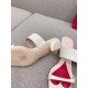 Replica Roger Vivier Viv Choc Side Strass Buckle Mules in White Leather UK replica Roger Vivier Viv Choc Side Strass Buckle Mules in White Leather UK