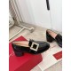 Replica Roger Vivier Viv Rangers Strass Buckle Loafers in Black Patent Leather UK replica Roger Vivier Viv Rangers Strass Buckle Loafers in Black Patent Leather UK