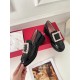 replica Roger Vivier Viv Rangers Strass Loafers In Black Patent Leather UK