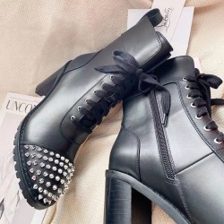 christian louboutin black ts croc 70mm ankle boots uk