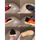 Dolce & Gabbana Red Mesh Trainer Detail Collage Collage showing detailed views including toe cap, collar, heel, and tread of red trainer