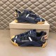 Dolce & Gabbana Blue Trainers Boxed Display Pair of Dolce & Gabbana blue trainers arranged with product box backdrop