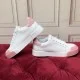 Dolce & Gabbana Portofino White Leather Trainers Side Display in white and pink Dolce & Gabbana Portofino white leather trainers side and heel display in white and pink