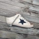 Replica Golden Goose 2457 GG778 Buddha Luxury Replica Golden Goose Trainers Super-Star Sabots With Blue Glitter Star Uk - 2457 - Buddha Luxury