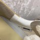Golden Goose Trainer Interior Brand Label in white and gold Interior shot of Golden Goose white trainer showing branded inner tag lining
