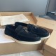 Replica loro pianasummer charms walk loafers in black suede leather uk replica loro pianasummer charms walk loafers in black suede leather uk