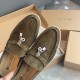 Replica loro pianasummer charms walk loafers in olive suede leather uk replica loro pianasummer charms walk loafers in olive suede leather uk