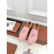 Replica loro pianasummer charms walk loafers in pink suede leather uk replica loro pianasummer charms walk loafers in pink suede leather uk
