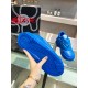 Versace Odissea Blue Leather Trainer Outsole Sole View Underside tread pattern view of the blue Versace Odissea trainer rubber outsole