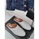 replica Alaia Mules in White Lambskin with Strass UK