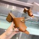 Replica Hermes Camilla Mules 60Mm In Brown Calfskin Uk - 2865 - Buddha Luxury