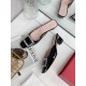 Replica Roger Vivier Belle Vivier Metal Buckle Mules in Black Patent Leather UK replica Roger Vivier Belle Vivier Metal Buckle Mules in Black Patent Leather UK