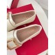 replica Roger Vivier Soft Metal Buckle Loafers in White Leather UK