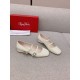 Replica Roger Vivier 2249 UNK1570 Buddha Luxury Replica Roger Vivier Tres Vivier Strass Buckle Mini Babies Ballerinas In White Patent Leather Uk - 2249 - Buddha Luxury