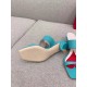 Replica Roger Vivier Viv Choc Side Strass Buckle Mules in Blue Leather UK replica Roger Vivier Viv Choc Side Strass Buckle Mules in Blue Leather UK