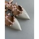 Replica Valentino Rockstud Flat Mules In Opal-grey Patent Leather UK replica Valentino Rockstud Flat Mules In Opal-grey Patent Leather UK