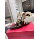 Replica Valentino Roman Stud Ballet Flats In Fondant Calfskin Uk - 2543 - Buddha Luxury
