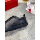 Replica Christian Louboutin Trainers Louis Junior Spikes  In Black Leather Uk - 2369 - Buddha Luxury