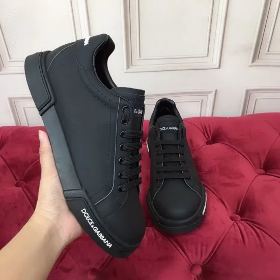 Replica Dolce & Gabbana 2390 DG495 Buddha Luxury Replica Dolce Gabbana Trainers Portofino In Black Leather Uk - 2390 - Buddha Luxury