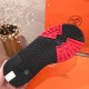 Hermes Addict White Knit Trainer Outsole Tread Hermes Addict white knit low top trainer red and black outsole tread