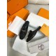 Replica Hermesoz Mules With Fringed In Black Leather Uk - 2953 - Buddha Luxury