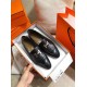 Replica Hermesroyal Loafers In Black Calfksin Uk - 2596 - Buddha Luxury