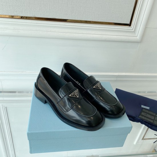 Replica pradaloafers in black unlined brushed leather uk replica pradaloafers in black unlined brushed leather uk