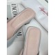 replica Roger Vivier Belle Vivier Metal Buckle Mules in Blue Patent Leather UK