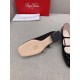 Replica Roger Vivier 2248 UNK1571 Buddha Luxury Replica Roger Vivier Tres Vivier Strass Buckle Mini Babies Ballerinas In Black Patent Leather Uk - 2248 - Buddha Luxury