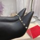 Replica Valentino 2974 V196 Buddha Luxury Replica Valentino Black Rockstud Ankle Boots With Sculpted Heel Uk - 2974 - Buddha Luxury