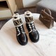 Replica Valentino VLogo Combat Boots with Shearling Lining UK replica Valentino VLogo Combat Boots with Shearling Lining UK