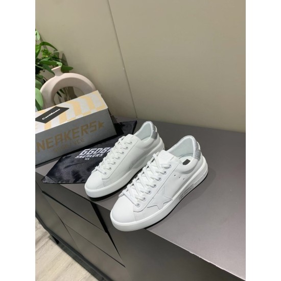 Replica Golden Goose 2264 GG80 Buddha Luxury Replica Golden Goose Trainers Purestar With Glitter Heel Uk - 2264 - Buddha Luxury