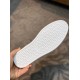 Textured sole tread of the Hermes Avantage white leather trainer