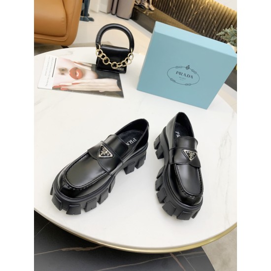 Replica pradamonolith loafers in black brushed leather uk replica pradamonolith loafers in black brushed leather uk