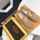 Replica Todskate Loafers In Beige Suede Leather Uk - 2600 - Buddha Luxury