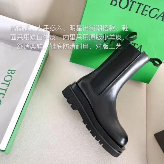 Replica Bottega Veneta 2988 BV334 Buddha Luxury Replica Bottega Veneta Bv Lug Chelsea Boots In Black Calfskin Uk - 2988 - Buddha Luxury