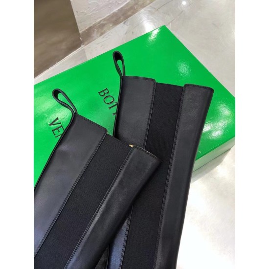 replica Bottega Veneta Flash Knee-high Boots with Green Outsole UK