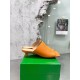 Replica Bottega Veneta Stretch Mules 40Mm In Orange Lambskin Uk - 2895 - Buddha Luxury