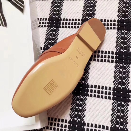 Replica Hermes Oz Mules In Caramel Calfskin Uk - 2846 - Buddha Luxury