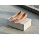 Replica Manolo Blahnik 2536 MB959 Buddha Luxury Replica Manolo Blahnik Hangisi Flats In Nude Lace With Crystal Buckle Uk - 2536 - Buddha Luxury