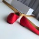 Replica Manolo Blahnik 2522 MB3111 Buddha Luxury Replica Manolo Blahnik Hangisi Flats In Red Satin With Crystal Buckle Uk - 2522 - Buddha Luxury