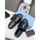 Replica Prada Slides In Black Soft Padded Nappa Leather UK replica Prada Slides In Black Soft Padded Nappa Leather UK