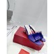 Replica Roger Vivier Cube Strass Heel Mules in Violet Satin UK replica Roger Vivier Cube Strass Heel Mules in Violet Satin UK