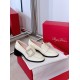 Replica Roger Vivier Viv Rangers Strass Buckle Loafers in White Patent Leather UK replica Roger Vivier Viv Rangers Strass Buckle Loafers in White Patent Leather UK